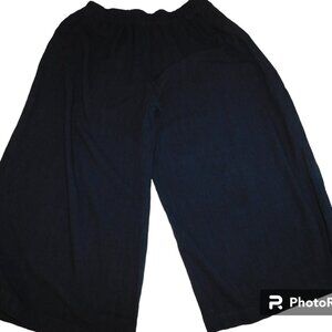 Meomua Linen Wide Leg Capri Pants Size XXL